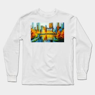 Plaza Central Park Hotel in New York Long Sleeve T-Shirt